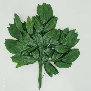 Branches de mangue artificielles en plastique 65 cm, réalistes, écologiques, résistantes à l'eau, pour décoration suspendue de fêtes, paysages et jardins, vertes - Product Image 1