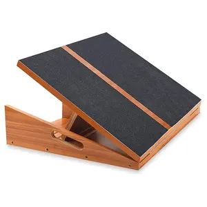 Professional Wooden Slant Board Wood Adjustable Slant Board For Leg Calf Stretching