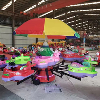Usine directe électrique enfants tour d'avion rotatif Mini avion carrousel pour parc d'attractions centre commercial aire de jeux