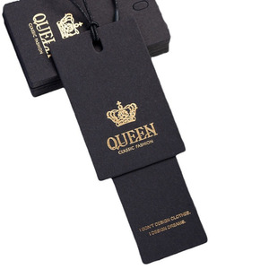 Etiquetas de Precio de Papel Negro Personalizadas al por Mayor para Regalos, Etiquetas Colgantes Impresas con Escritura a Mano - Product Image 2