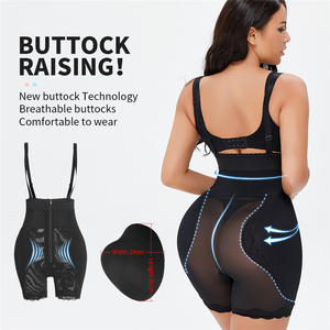 Nuovo Arrivo: Shapewear Sexy da <span class=keywords><strong>Donna</strong></span> con Imbottitura per Glutei, Controllo Pancia, Modellante Completo, Solleva Glutei, Snellente Cosce, Boxer Modellanti - Product Image 1