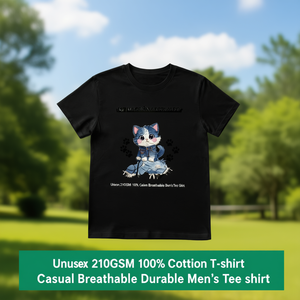 T-Shirt Unisex 210GSM 100% Cotone, Maglietta Casual Traspirante e Resistente per Uomo - Product Image 3