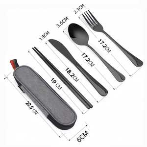 Couteau de table, couteau à steak, fourchettes de table, fourchettes à dessert DF 430 personnalisés en acier inoxydable avec manche martelé de luxe - Product Image 4