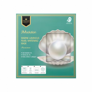 มาส์กหน้า JMSOLUTION Premium Marine Pearl Whitening Mask ของแท้จากเกาหลี 5 ชิ้น ช่วยให้ผิวกระจ่างใสและชุ่มชื้น - Product Image 3
