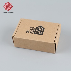 Cajas de Cartón Corrugado Kraft Impresas Personalizadas, Cajas de Envío Impresas a Todo Color con Logotipo para Comercio Electrónico - Product Image 2
