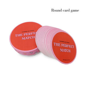 大人向けラウンドカードゲームカスタマイズされたパーソナライズされたデザイン家族向けエンターテインメント工場価格 - Product Image 2