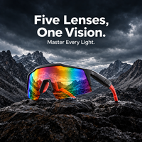 Lunettes de cyclisme intelligentes avec assistant vocal IA, chargement Type-C, microphone, lecteur de musique et fonctions d'appel téléphonique – Confortables, OEM