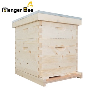 กล่องรังผึ้ง Menger Bee Dadant รุ่น B-7D แบบ 2 ชั้น แนวนอน ไม้เฟอร์หนา 24 มม. แบบประกบหางนก  ยังไม่ได้ประกอบ สำหรับใช้ในฟาร์ม สินค้าใหม่ 2 ชิ้น - Product Image 2