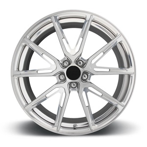 Customized Auto Luxury <strong>Modified</strong> Forged <strong>Wheels</strong> 1 Piece Silver Plating 20 21 22 23 24 26 Inch for BMW Tesla AMG Porsche - Product Image 2
