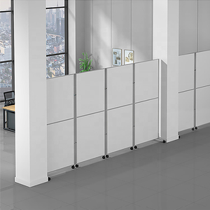 Divisor de partición de habitación de soporte móvil de marco de aluminio personalizado, estilo de tamaño de varios colores, divisor de división de privacidad - Product Image 4