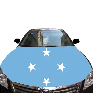 Berkualitas Tinggi untuk Setiap Negara Micronesian Nasional Mobil Kap Mesin Penutup Bendera