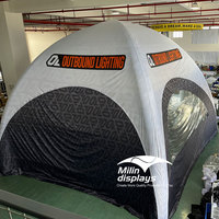 Tonnelle gonflable, tente publicitaire gonflable, abri extérieur imperméable pour événements sportifs