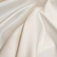 Tissu satiné tissé de haute qualité importé de Taïwan, résistant à l'abrasion, pour robe de mariée, matériel de bricolage fait main, tissu pour vêtements, couleur unie