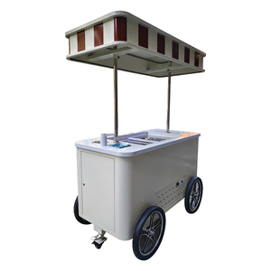 ร้านไอศกรีมกลางแจ้ง รถเข็นไอศกรีม ตู้ขายอาหารเคลื่อนที่ - Product Image 1