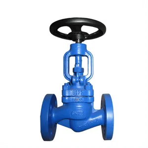 Steam And Thermal Oil Manual Operated DIN PN25 Carbon Steel Bellow Seal Globe Valve