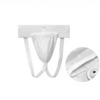 Protège-entrejambe en tissu pour hommes, avec coque en plastique amovible, deux styles, blanc et noir, tailles S-XL, pour l'entraînement aux arts martiaux (vente en gros)