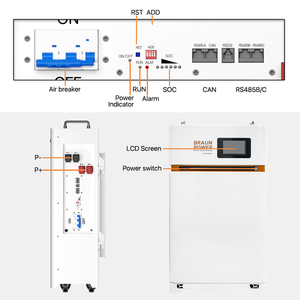 Batterie solaire au lithium SMS LiFePO4 <span class=keywords><strong>6000</strong></span> cycles 15 kWh 48 V 51,2 V 280 Ah 300 Ah 314 Ah pour l'énergie solaire domestique Hektary 15 kWh EVE3.2V MB31 - Product Image 2