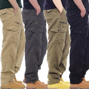 Pantalon Cargo Harem Homme Grande Taille Ample Multipoches Hip Hop Streetwear Décontracté Hiver Taille Élastique Vente en Gros - Product Image 6