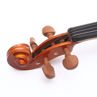 Nouvelle annonce populaire prenant en charge les cordes de violon Alice arrière et latérale en érable assaisonné personnalisées avec étui en forme