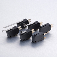 Micro-interrupteur à action rapide pour souris, micro-interrupteurs à poussoir SMD à encastrer KW7/10 DPDT 125/250V, normalement ouvert, mini interrupteur à lame à 3 broches