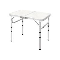 Table de camping pliable en aluminium pour l'extérieur avec filet de rangement – Design moderne et simple, mobilier d'extérieur portable pour pique-nique et sorties