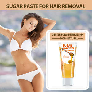 Kit de cire à épiler <span class=keywords><strong>au</strong></span> <span class=keywords><strong>sucre</strong></span> 50g, moins douloureux, soluble dans l'eau et sans chaleur, pour tous les types de peau et de poils corporels, pour l'<span class=keywords><strong>épilation</strong></span> des zones du bikini/intimes - Product Image 2