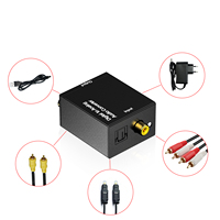 Convertisseur audio numérique-analogique coaxial, adaptateur optique-analogique SPDIF vers RCA, câble pour PS5, TV, lecteur DVD, décodeur audio STB
