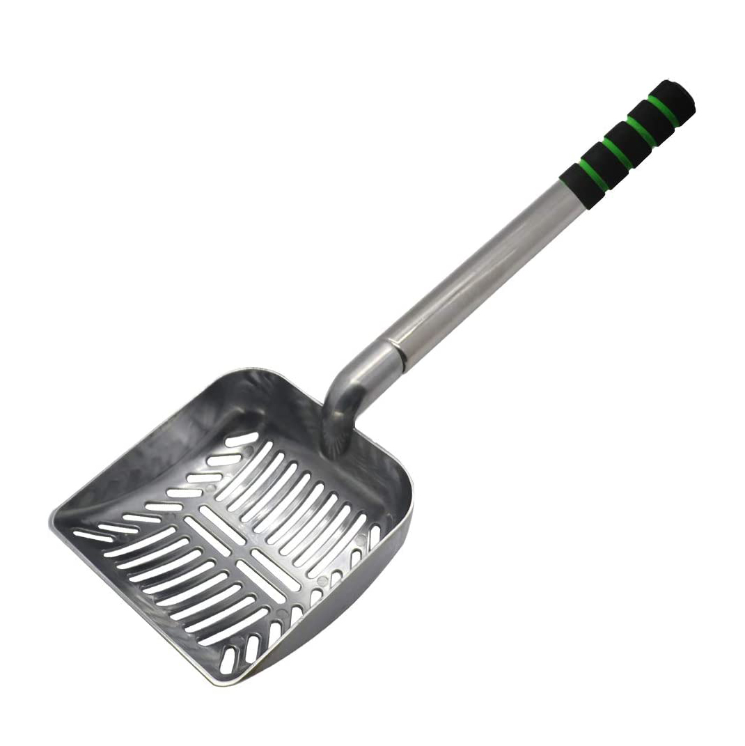 Кошачий наполнитель, металлический наполнитель для кошачьего туалета, длинная ручка, антипригарный тонкий кошачий наполнитель, лопатка для кошачьего туалета