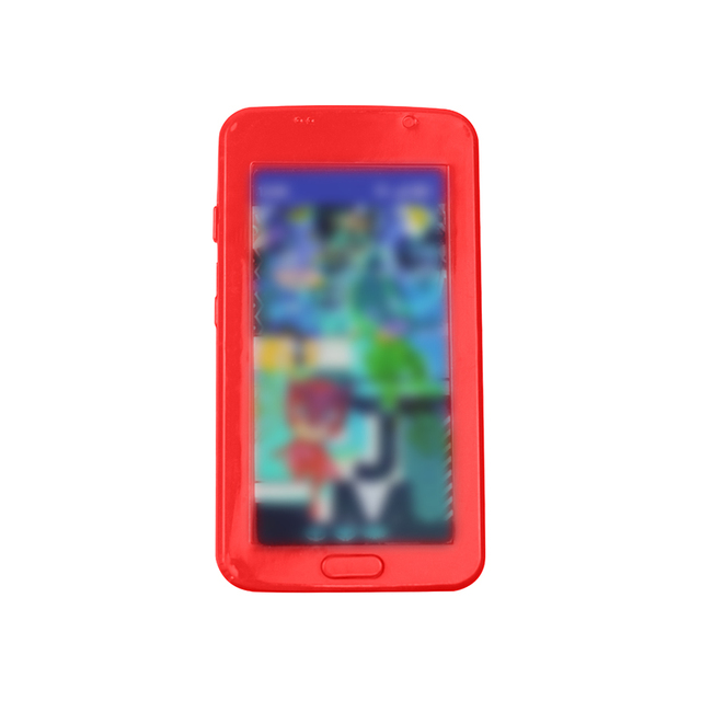 Toy Phone with 3D Sticker Interactive Kids Play Phone Educational Fun Pretend Mobile Device Promotional Toys Custom Pattern