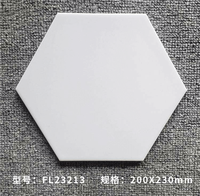 Pur Couleur Hexagonale En Céramique Mur et Sol Carrelage