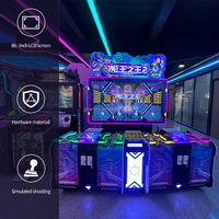 Machine d'arcade de tir à 4 joueurs à monnayeur, haute rentabilité, grand écran 86 pouces, pour zone de jeux en centre commercial intérieur