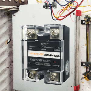 Guojing <span class=keywords><strong>SSR</strong></span>-D4825A 3 ~ 32vdc đầu vào 480Vac đầu ra 25A DC kiểm soát một pha trạng thái rắn <span class=keywords><strong>Relay</strong></span> đánh giá AC sản phẩm - Product Image 6