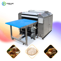 Machine industrielle de fabrication de tortillas 5-40 cm entièrement automatique pour la production de tortillas et de chapatis