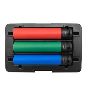 1/2 ''ổ bánh xe Nut ổ cắm, 3pcs 17mm 19mm 21mm tường mỏng thêm sâu bánh xe Nut ổ cắm thiết lập 6 điểm bánh xe bảo vệ tác động vớ - Product Image 2