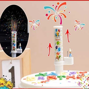 Noveltly Fountain Birthday <b>Cake</b> Candles Surprise Gift <b>Box</b> <b>Wedding</b> Bar Party Decor Wholesale Music Firework Birthday Candles - Product Image 2