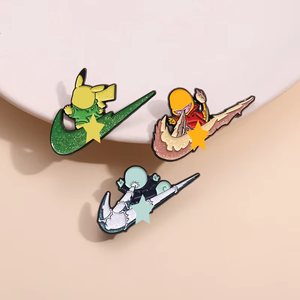 Badge en métal amusant et économique pour console de <span class=keywords><strong>jeu</strong></span> portable, vente en gros, design de <span class=keywords><strong>jeu</strong></span> anime, épinglette en émail souple - Product Image 2