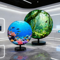 Écran sphérique LED à 360 degrés, diamètre 50 cm, 1 m, 1,5 m, 2 m, globe terrestre créatif, affichage LED pour exposition