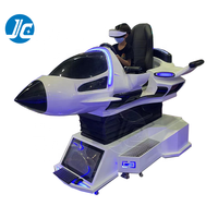 Simulador de Vuelo de Helicóptero VR Educativo para Interiores, Máquina de Juegos de Arcade, Construcción de Acero, Aluminio y Fibra de Vidrio, Movimiento 3DOF