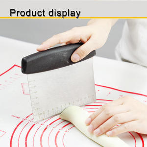 Beeman - Las Mejores Herramientas para Hornear, Espátula para Repostería <span class=keywords><strong>de</strong></span> Acero Inoxidable <span class=keywords><strong>de</strong></span> 6.5 Pulgadas, Cortador <span class=keywords><strong>de</strong></span> Masa, Herramienta <span class=keywords><strong>de</strong></span> Metal Duradera - Product Image 5