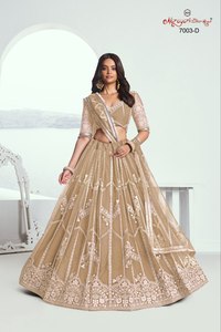 Heavy Butterfly <strong>Net</strong> with Embroidery Lehenga with Heavy Sequence and Embroidery Work for Ladies Party Wear <strong>Anarkali</strong> Style - Product Image 4