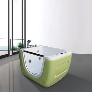 <span class=keywords><strong>Bañera</strong></span> acrílica independiente con puertas transparentes, color rosa - Product Image 3