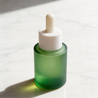 Bouteille compte-gouttes en verre personnalisée avec logo imprimé, capacité de 5 à 100 ml, rechargeable, pour sérum, huile essentielle, parfum, mascara, perruques, emballage