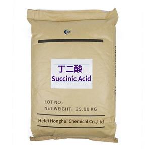Acide succinique de qualité alimentaire à base biologique, acide ambre, CAS 110-15-6 - Product Image 1