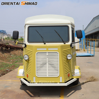Camion de restauration mobile électrique Citroën entièrement équipé pour la vente de café, hamburgers et hot-dogs aux États-Unis