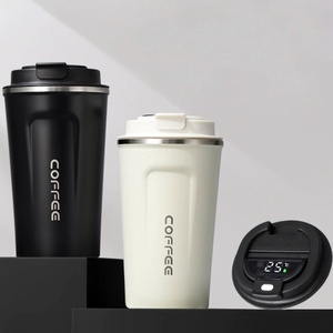 Venta al por mayor 510ml temperatura pantalla <span class=keywords><strong>vaso</strong></span> taza Digital botellas de agua inteligente Vasos Termicos jarrón térmico termo para café - Product Image 1