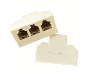 Adaptateur modulaire triplex 1 à 3 |   Répartiteur de réseau téléphonique <span class=keywords><strong>RJ45</strong></span> et <span class=keywords><strong>RJ11</strong></span> - Product Image 3