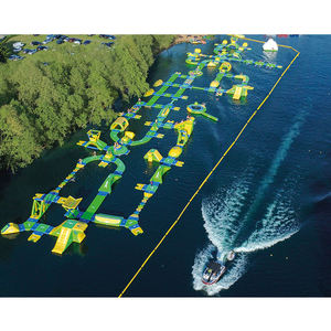 Parque aquático inflável Parque diversões comercial estilo oceano Parque aquático flutuante inflável - Product Image 2