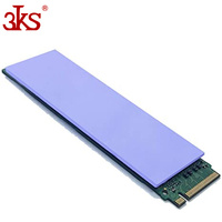Tampon thermique d'usine haute qualité 120X120mm conductivité thermique 17W/mK CPU dissipateur thermique refroidissement tampon en Silicone conducteur