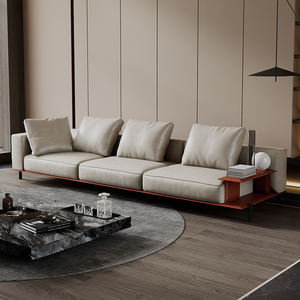 Sofá Seccional en Forma de L de Cuero Genuino de Lujo Inspirado en las Mejores Marcas de Diseño, Aspecto de Alta Gama para Villa a un Precio un Quinto del de las Marcas de Primera Línea - Product Image 3