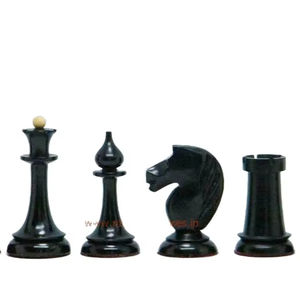Jeu d'échecs en bois personnalisable de haute qualité, superbes pièces d'échecs soviétiques pour enfants - Product Image 1